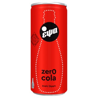 ΕΨΑ | Αναψυκτικό Zero Cola Κουτί 330ml