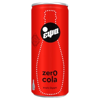 ΕΨΑ | Αναψυκτικό Zero Cola Κουτί 330ml