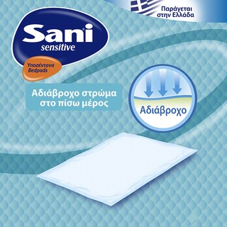 SANI | Υποσέντονα Maxi Plus Χωρίς Άρωμα 90x60cm 15 Τεμάχια
