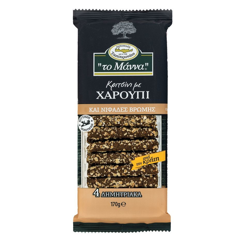 Κριτσίνια με Χαρούπι & Βρώμη 170g