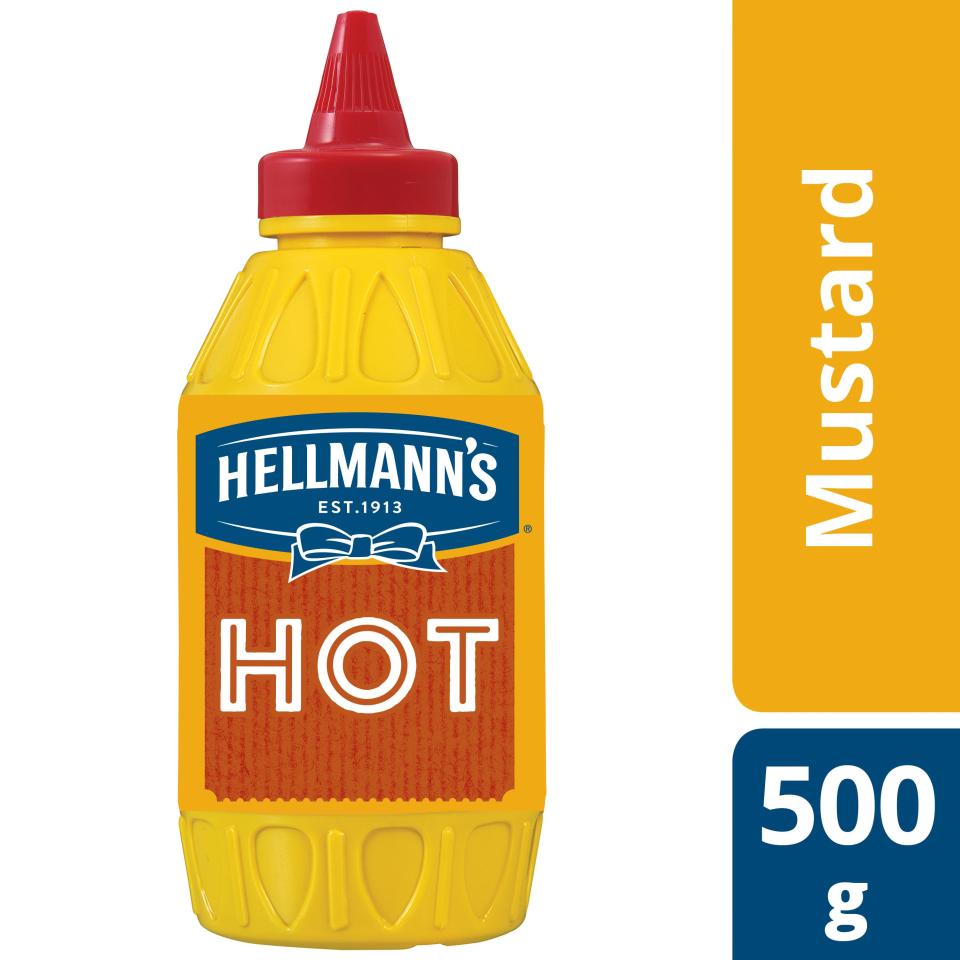 HELLMANN'S Μουστάρδα Hot Πικάντικη 500 gr