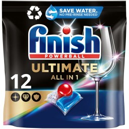 FINISH | Κάψουλες Πλυντηρίου Πιάτων Ultimate 12 Τεμάχια