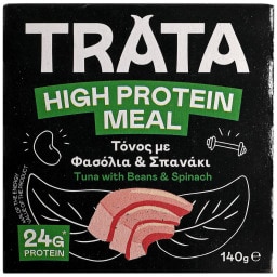 ΤΡΑΤΑ | Τόνος High Protein Φασόλια και Σπανάκι 140g