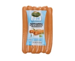 CRETA FARMS | ΛΟΥΚΑΝΙΚΑ ΓΑΛΟΠΟΥΛΑΣ 03% ΛΙΠΑΡΑ 300 GR