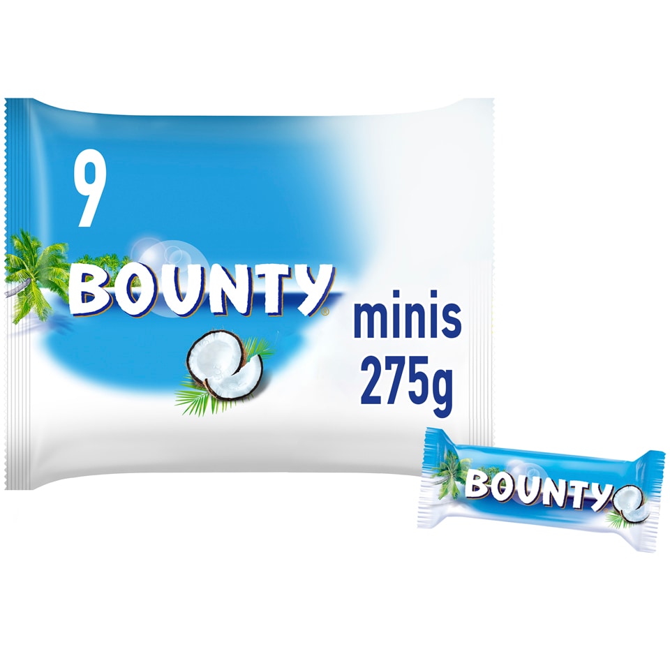 BOUNTY Σοκολατάκια Γάλακτος Mini Γέμιση Καρύδας 275gr