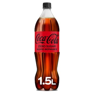 COCA COLA | ZERO | Αναψυκτικό Cola Zero Φιάλη 1,5lt