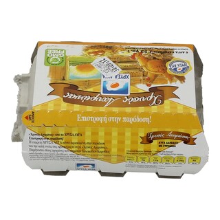 ΧΡΥΣΑ ΑΥΓΑ | ΑΥΓΑ ΑΧΥΡΩΝΑ MEDIUM 53/63GR 6 ΤΕΜ