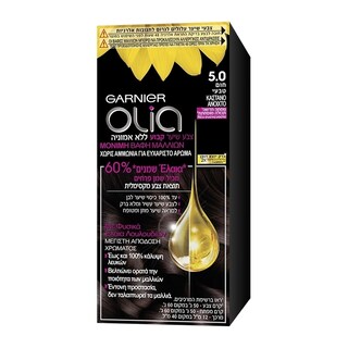 OLIA | Βαφή Μαλλιών Olia Mini Kit 5.0 Καστανό Ανοιχτό 1 Τεμ.