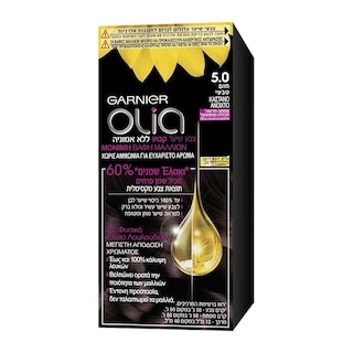 OLIA | Βαφή Μαλλιών Olia Mini Kit 5.0 Καστανό Ανοιχτό 1 Τεμ.