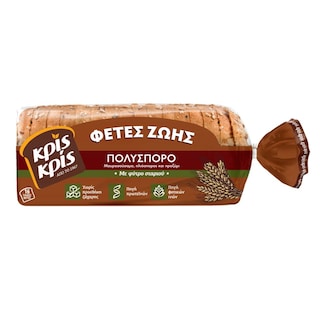 ΚΡΙΣ ΚΡΙΣ | Ψωμί Τοστ Φέτες Ζωής Πολύσπορο 500g