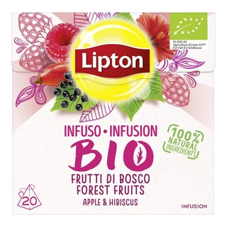LIPTON | Αφέψημα Αρωματικό Bio Φρούτα του Δάσους 20x2gr