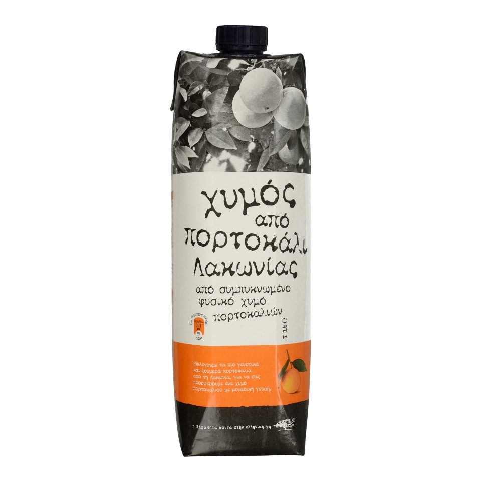 ΑΒ ΚΟΝΤΑ ΣΤΗΝ ΕΛΛΗΝΙΚΗ ΓΗ Χυμός Φυσικός Πορτοκάλι Λακωνίας 1lt