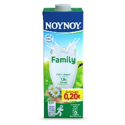 ΝΟΥΝΟΥ | FAMILY | Αγελαδινό Γάλα Υψηλής Θερμικής Επεξεργασίας Ελαφρύ 1lt Έκπτωση 0.20Ε