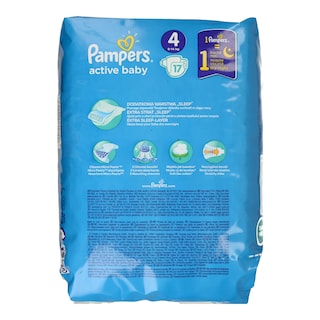 PAMPERS | PAMPERS ACTIVE BABY NO 4  17T