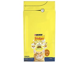 FRISKIES | Ξηρά Τροφή Στειρωμένες Γάτες Κοτόπουλο & Γαλοπούλα 1.5kg