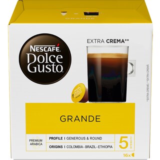 NESCAFE | DOLCE GUSTO | COFFEE FILTER GRANDE 16 Χ 8 GR