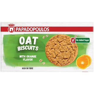 ΠΑΠΑΔΟΠΟΥΛΟΥ | Biscuits Oat Orange Sugar Free 155g