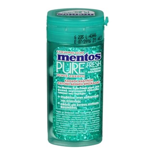 MENTOS | ΤΣΙΚΛΕΣ WINTERGREEN ΜΠΟΥΚΑΛΙ ΤΣΕΠΗΣ 28 GR