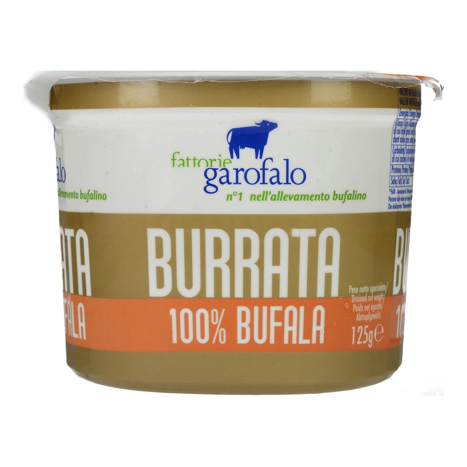 GAROFALO Τυρί Βουβαλίσιο Burrata Ιταλίας 125gr