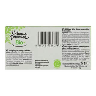 NATURES PROMISE BIO | Αφέψημα Bio με Μέντα και Λεμονόχορτο 27g