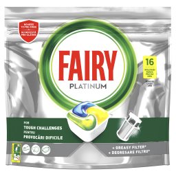 Κάψουλες Πλυντηρίου Πιάτων Platinum Lemon 16 Τεμάχια