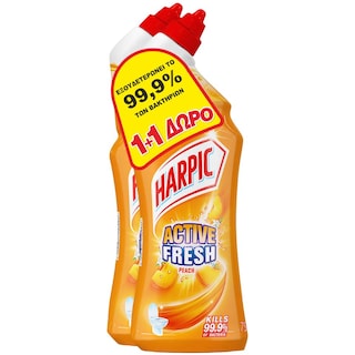 HARPIC | WC LIQUID PEACH 1500ML (1+1)