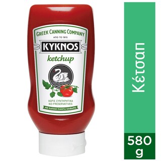 ΚΥΚΝΟΣ | ΚΕΤΣΑΠ ΣΕ ΠΛΑΣΤΙΚΗ ΦΙΑΛΗ TOP DOWN 580 GR