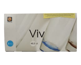 - | Ποτήρια Νερού 48cl 3 Τεμάχια