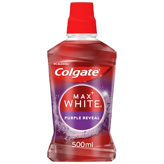 COLGATE | Στοματικό Διάλυμα Max White Purple 500ml