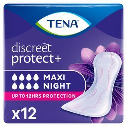 TENA | Incontinence Pads Discreet Maxi Night 12 Pieces