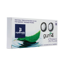 MYELEMENTS | Τσίχλα Gum4 Stress Μέντα 17g