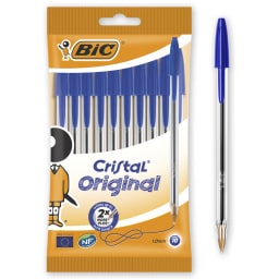 BIC | Pen Cristal Original 1.0mm Blue 10 Pieces