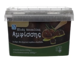 ΑΒ | ΕΛΙΕΣ ΑΜΦΙΣΣΑΣ ΜΑΥΡΕΣ 350 GR