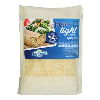 ΕΛΛΗΝΙΚΕΣ ΦΑΡΜΕΣ | Τριμμένο Τυρί Super 5% Light 200gr