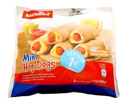 KANAKI | MINI HOT DOGS ΚΑΤΕΨΥΓΜΕΝΑ 800 GR
