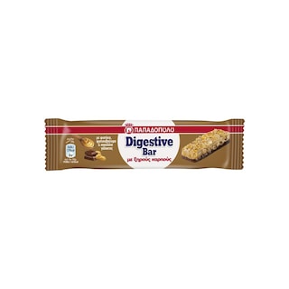 ΠΑΠΑΔΟΠΟΥΛΟΥ | Μπάρες Δημητριακών Digestive Φιστικοβούτυρο & Σοκολάτα 5x28g Έκπτωση 0.60Ε