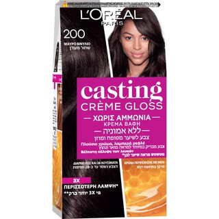 CASTING | C GLOSS | Hair Dye Creme Gloss No200 Black Vinyl 1 Piece