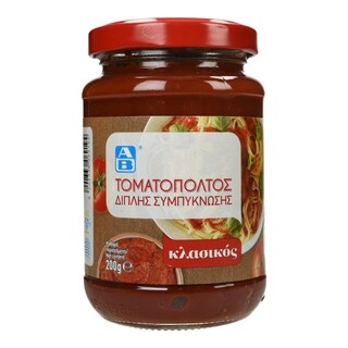 ΑΒ | Τοματοπολτός Διπλής Συμπύκνωσης Βάζο 200g