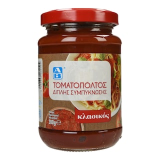 ΑΒ | Τοματοπολτός Διπλής Συμπύκνωσης Βάζο 200g