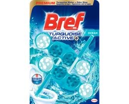 BREF | Μπλοκ Τουαλέτας WC Turquoise Activ Ocean Duo 2x50g