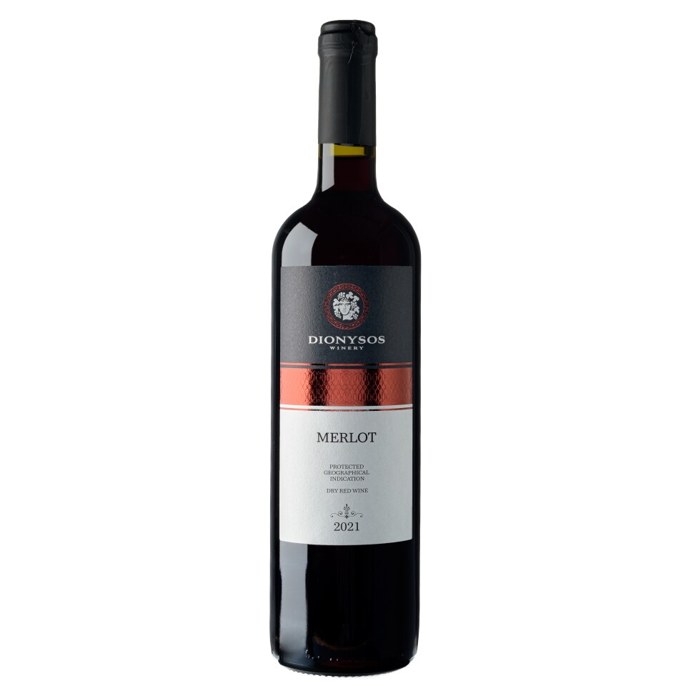 DIONYSOS GOLD Οίνος Ερυθρός Ξηρός Merlot 750 ml