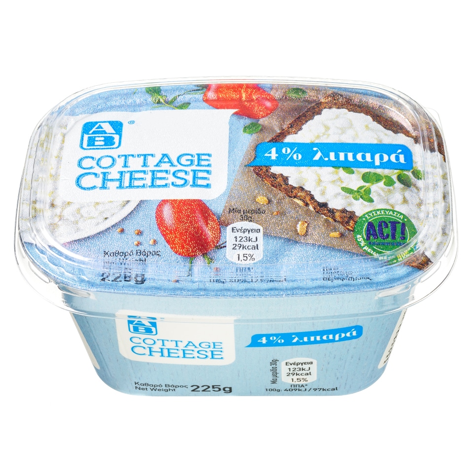 Τυρί Cottage 4% Λιπαρά 225gr