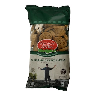 ΚΡΗΤΩΝ ΑΡΤΟΣ | Παξιμάδια Κριθάρι Ολική Άλεσης 400g 1+1 Δώρο