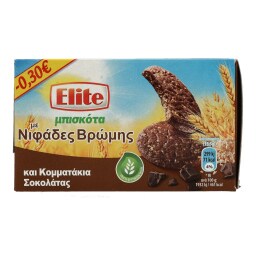 ELITE | ΜΠΙΣΚΟΤΑ ΜΕ ΝΙΦΑΔΕΣ ΒΡΩΜΗΣ & ΚΟΜΜΑΤΑΚΙΑ ΣΟΚΟΛΑΤΑΣ 210 GR
