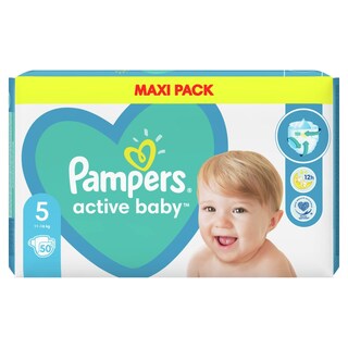 PAMPERS | PAMPERS ACTIVE BABY NO 5 50P MAXI