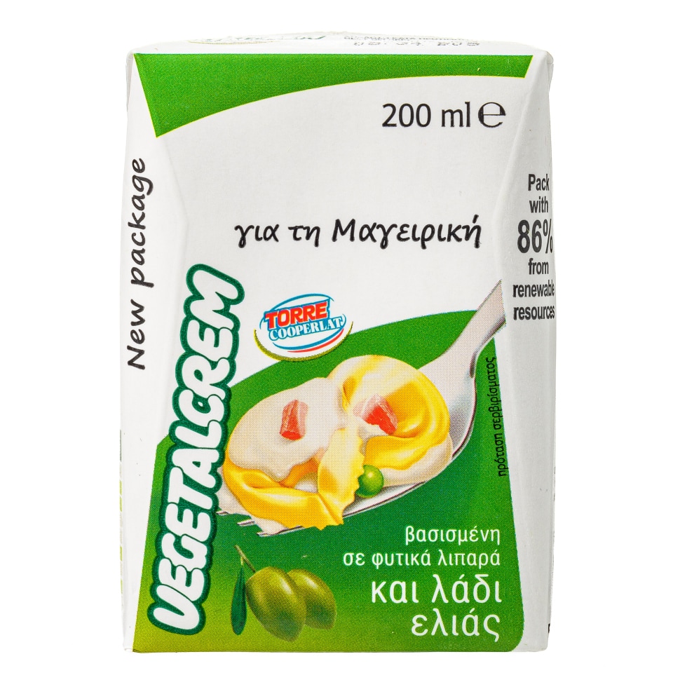 TORRE Κρέμα Γάλακτος Φυτική Vegetalcrem 200ml