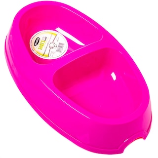 PET NATURA | Double Plastic Bowl  570ml