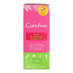 CAREFREE | Σερβιέτες Aloe 20 Τεμάχια