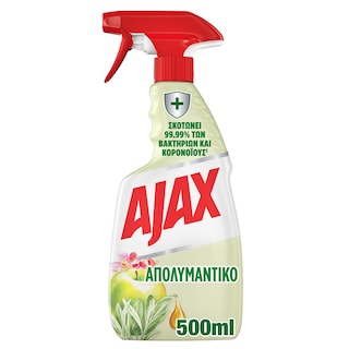 AJAX | Spray Καθαρισμού Απολυμαντικό με Αιθέρια Έλαια Αντλία 500ml