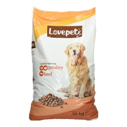 LOVEPET | Σκυλοτροφή Βοδινό και Πουλερικά 10kg